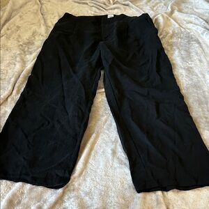 Gap soft suit trouser in black